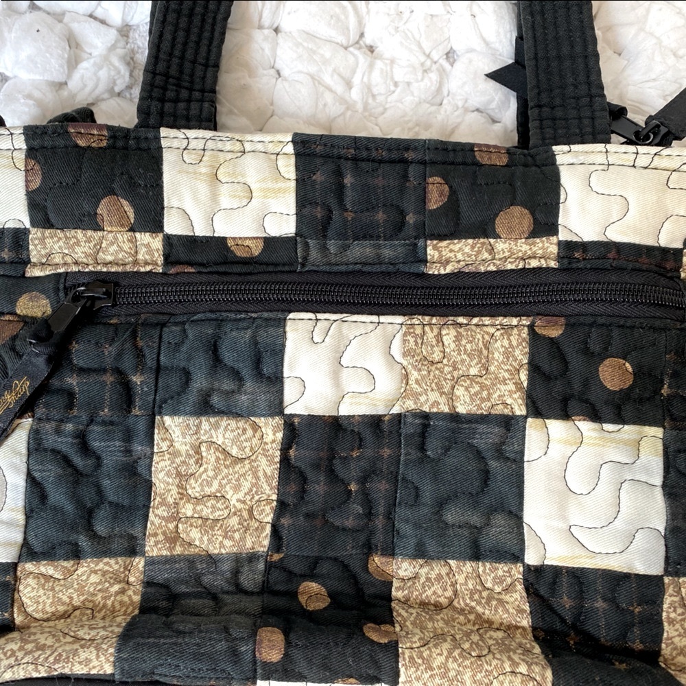 Donna Sharp Patchwork Quilted Purse - image 8